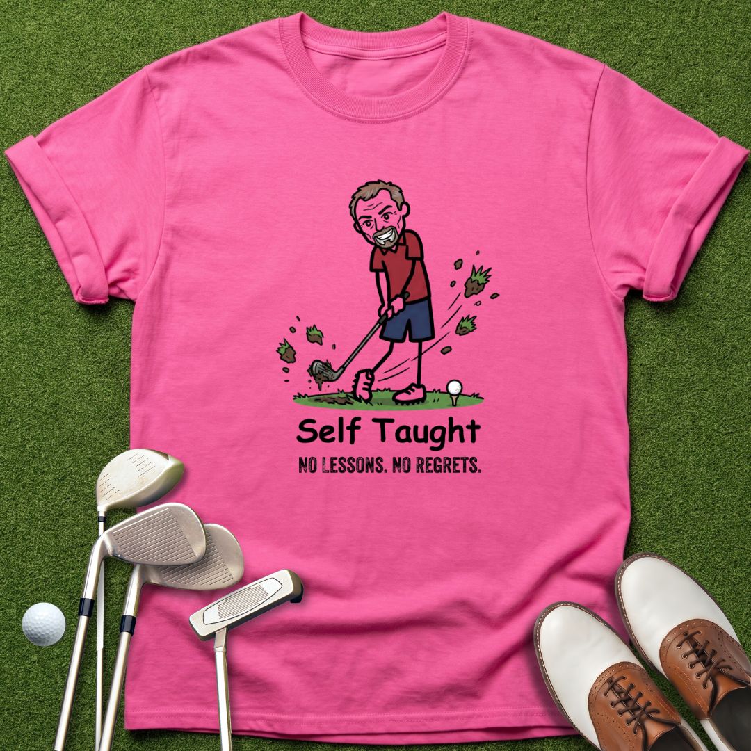 self-taught-no-lessons-no-regrets-azalea-tshirt