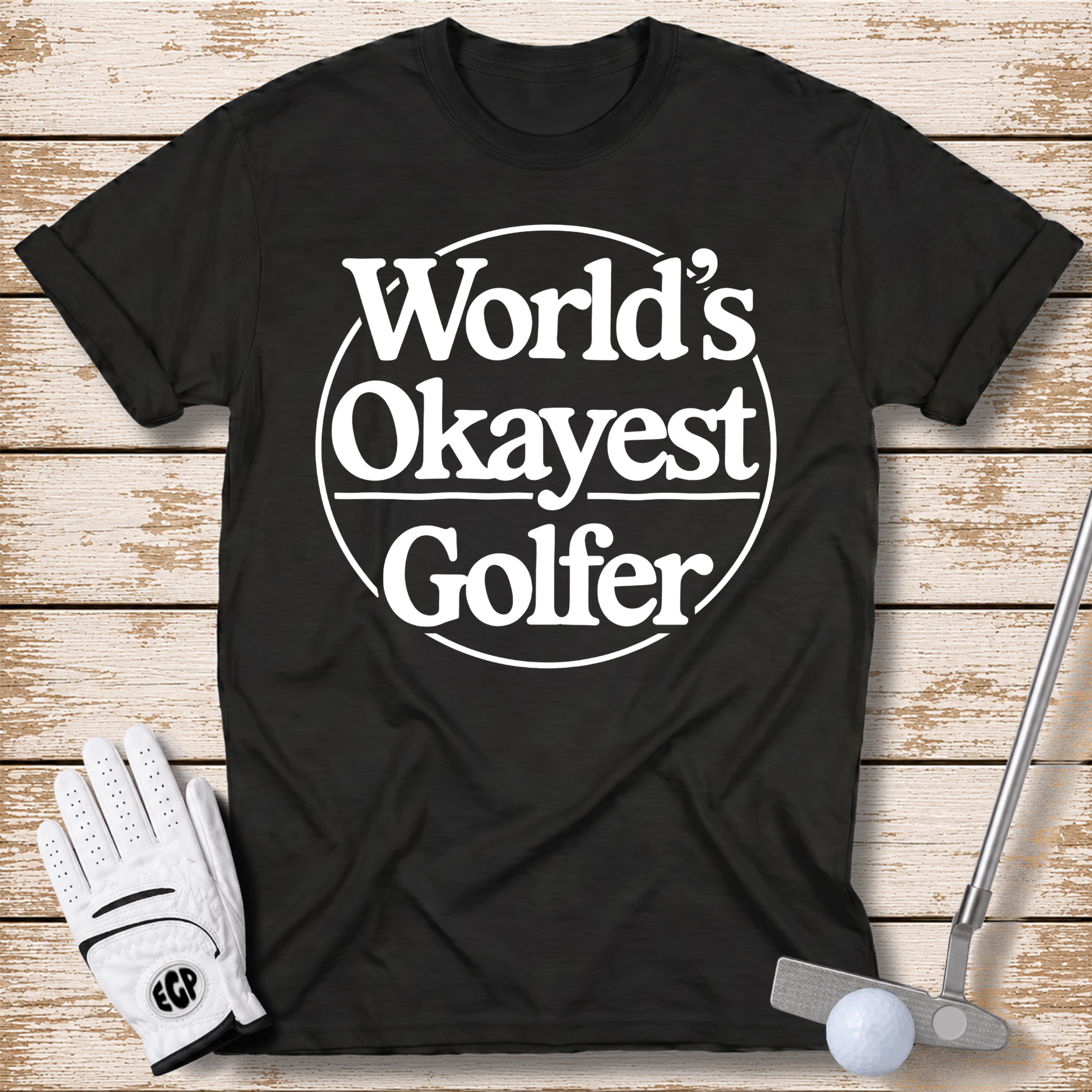 worlds-okayest-golfer-funny-golf-t-shirt-black-color-thenextfairway
