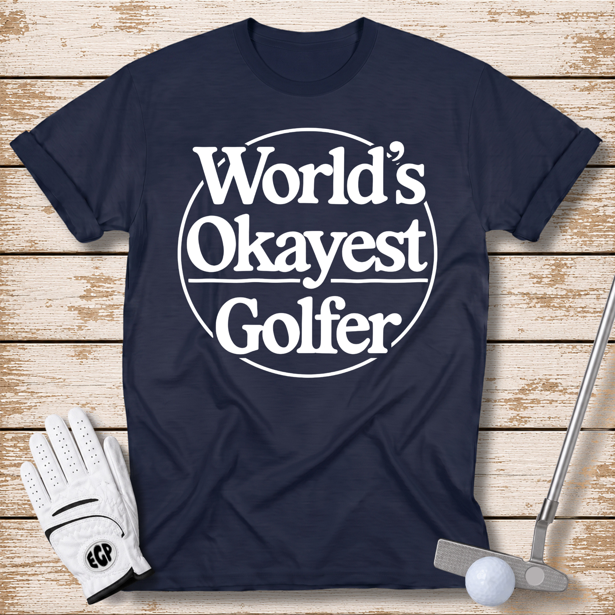 worlds-okayest-golfer-funny-golf-t-shirt-navy-color-thenextfairway