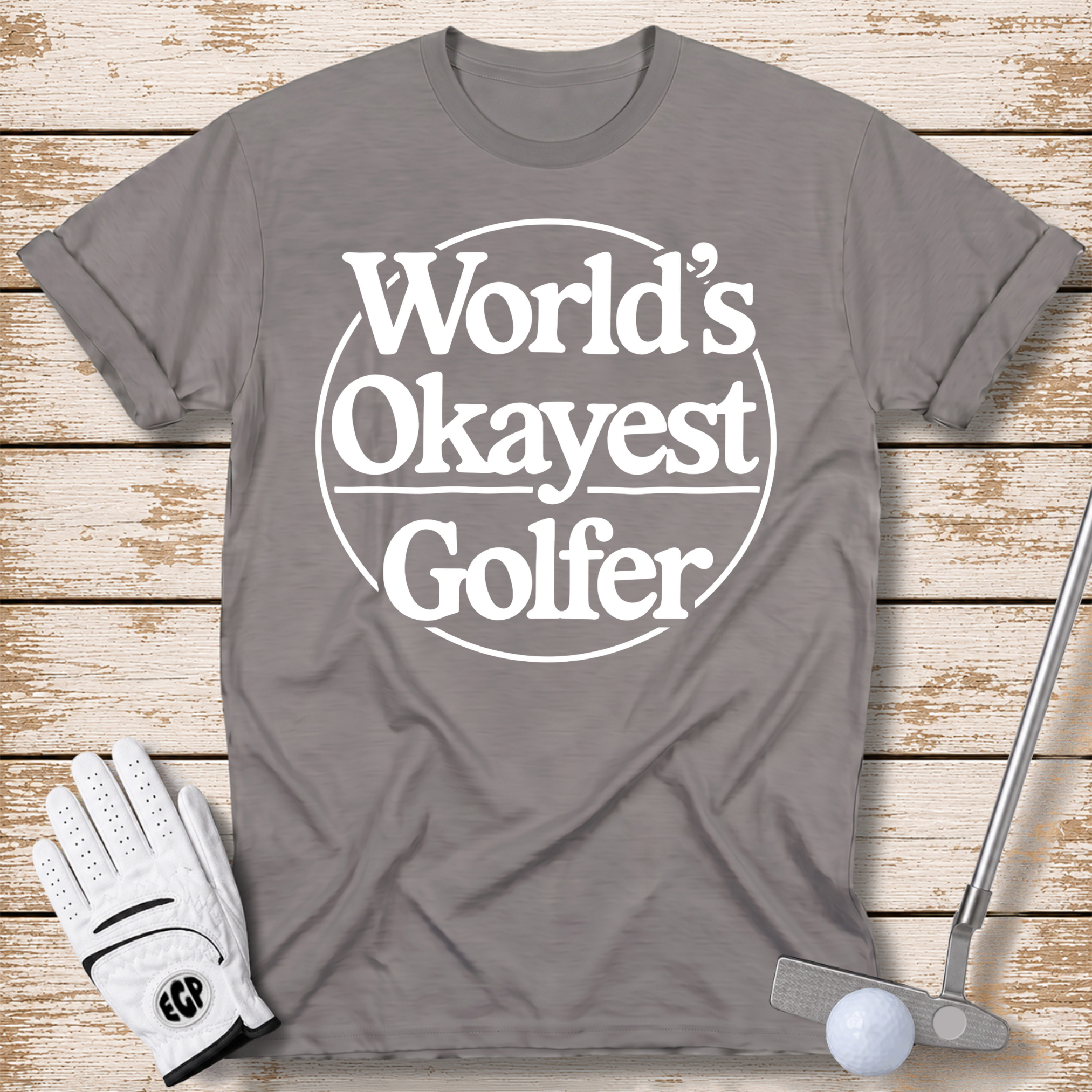 worlds-okayest-golfer-funny-golf-t-shirt-sport-grey-color-thenextfairway